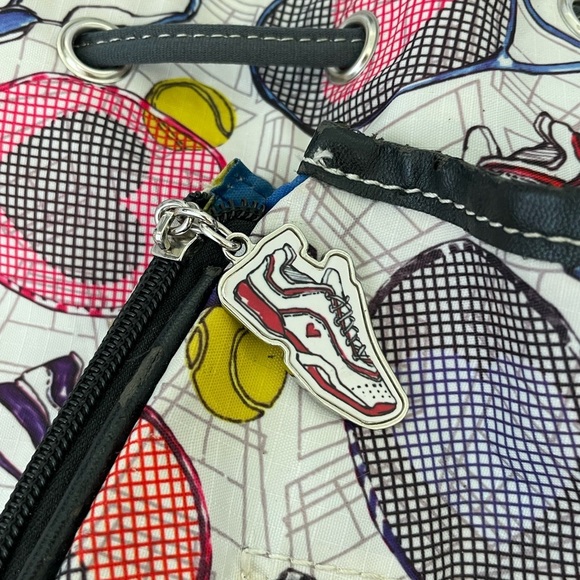 Sydney Love Sport Large Tennis Sport Backpack Racket Holder Pink White Blue - Picture 7 of 14